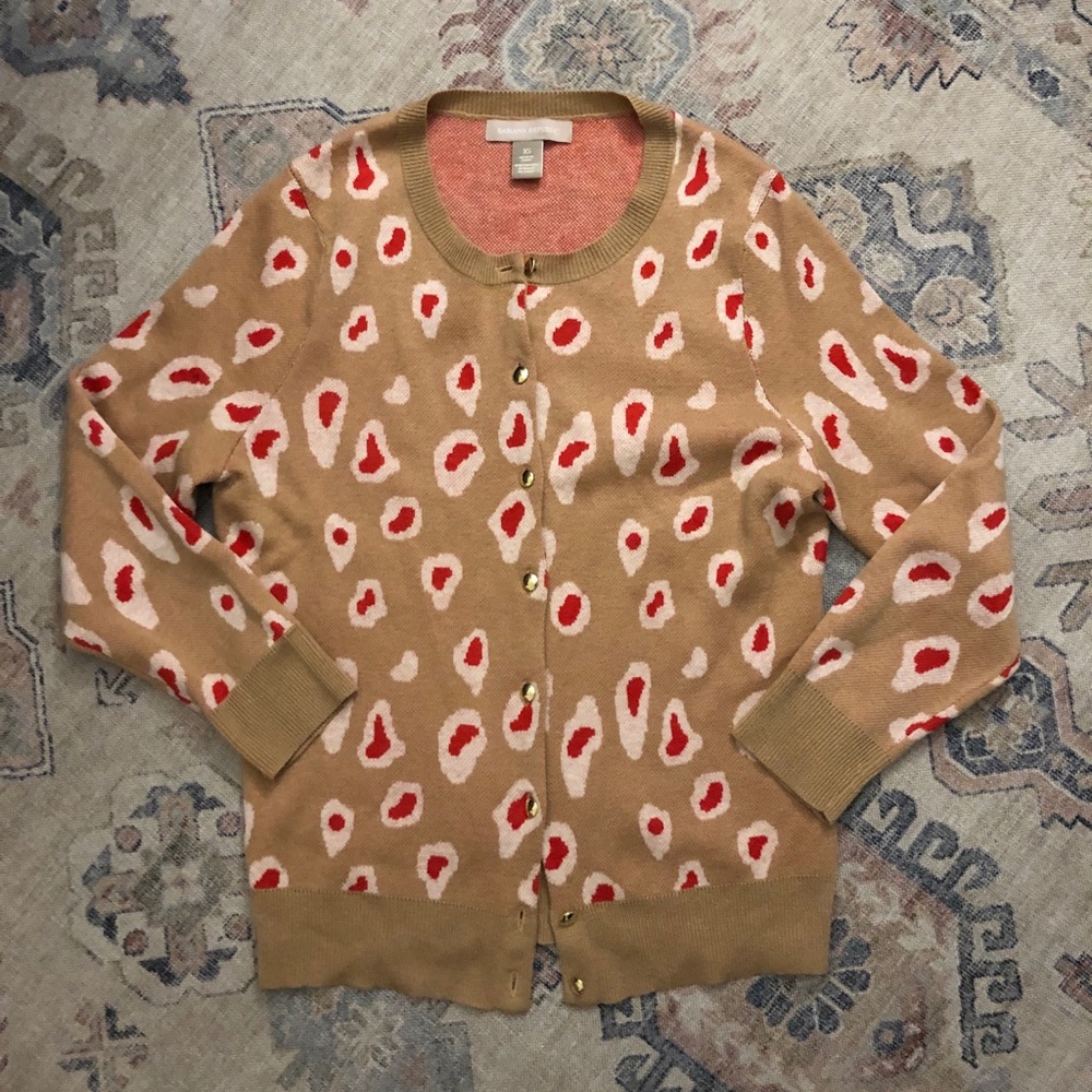 Banana Republic crew neck cardigan.